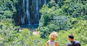 limon waterfall dominican republic