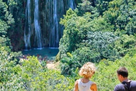 limon waterfall dominican republic