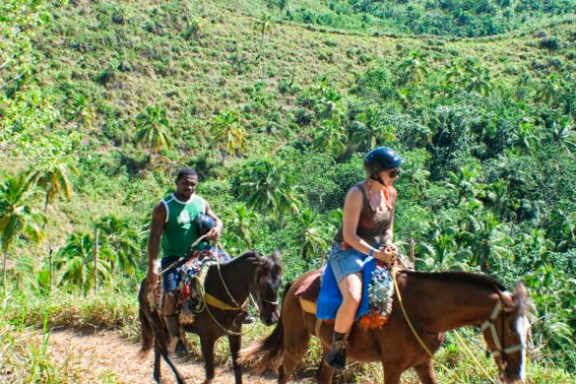 limon waterfall dominican republic