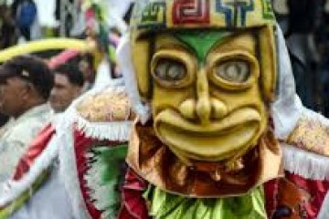 a person wearing a costume