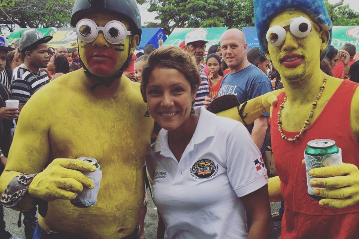 a group of people posing for the camera