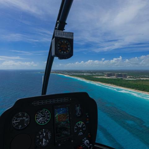 a sign above a body of water