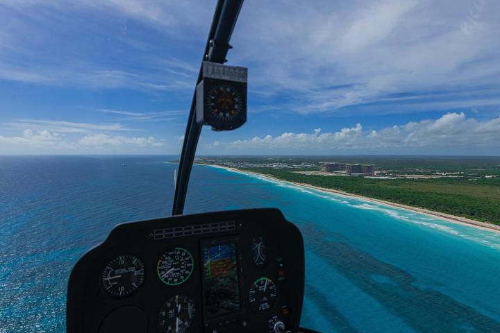 a sign above a body of water